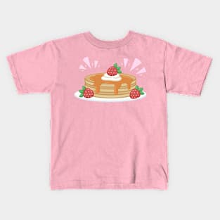 Strawberry Pancakes Kids T-Shirt